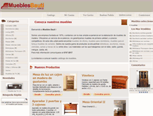 Tablet Screenshot of mueblesbauti.com.ar